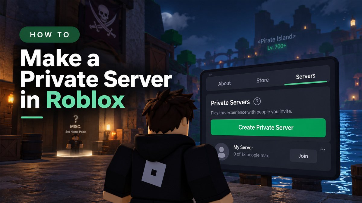 How to Make a Private Server in Roblox