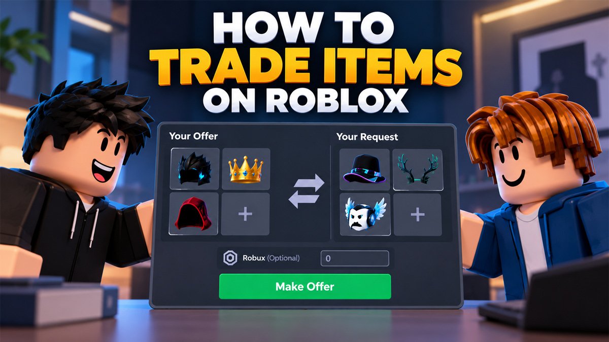 How to trade items on Roblox