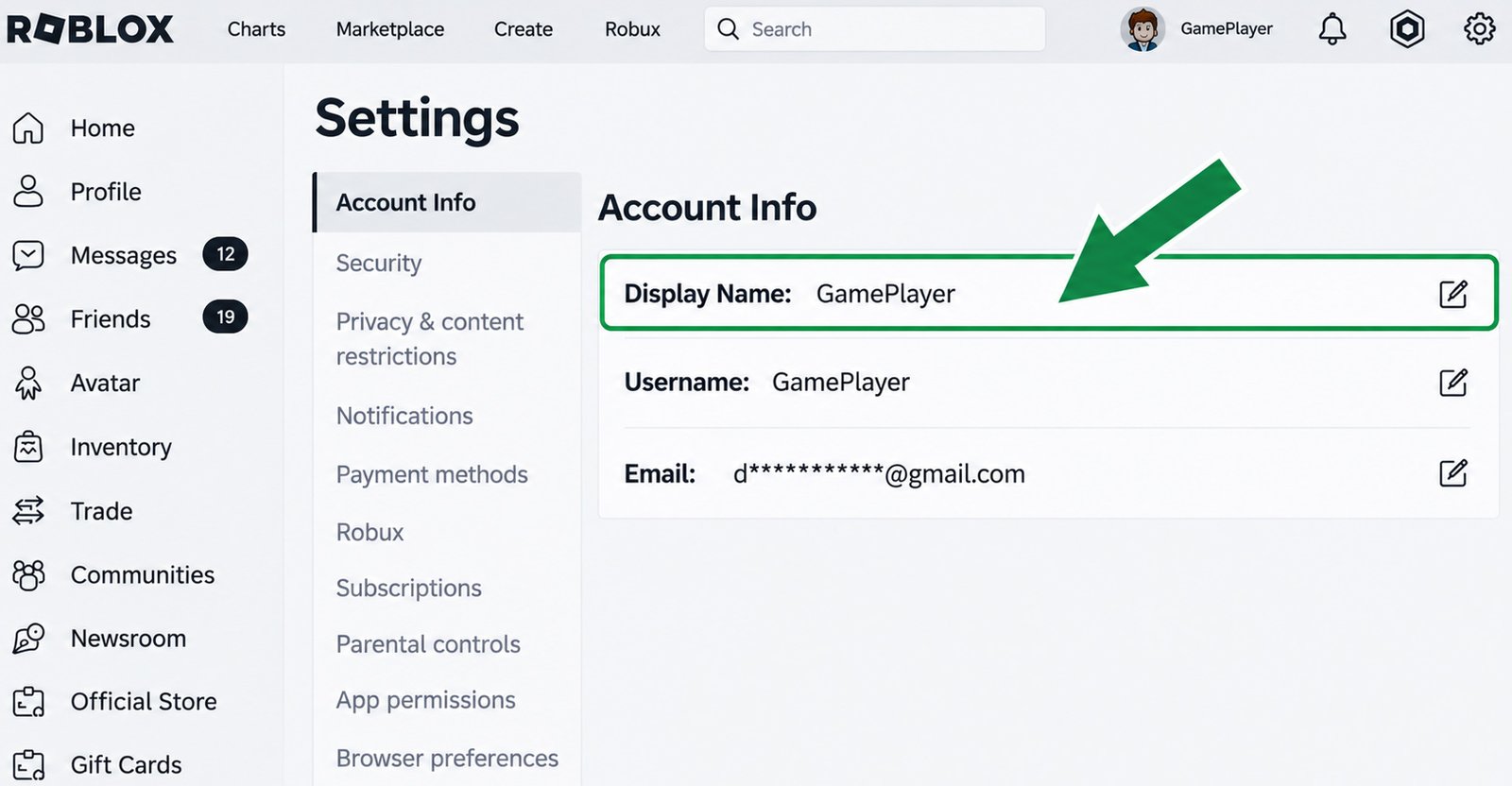 How to Change Your Roblox Display Name