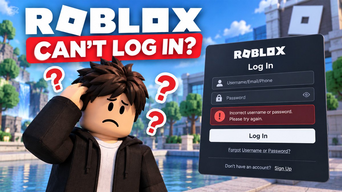 Roblox Can't Log In