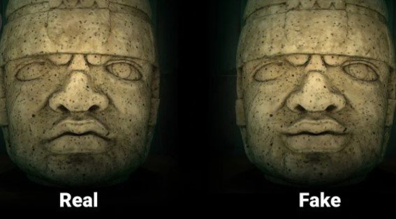 ACNH Rock head statue