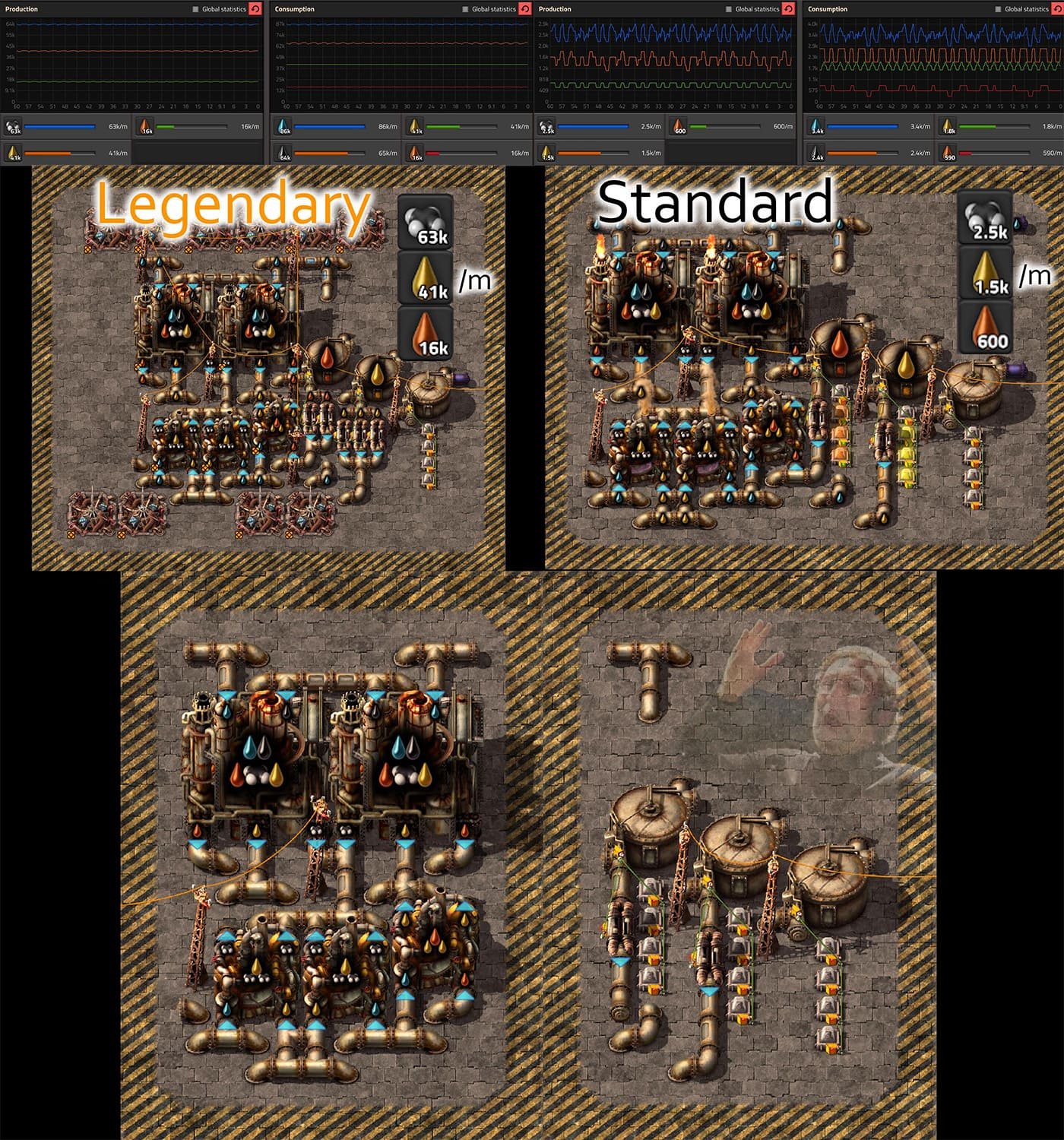 Factorio Advanced Oil Processing blueprint