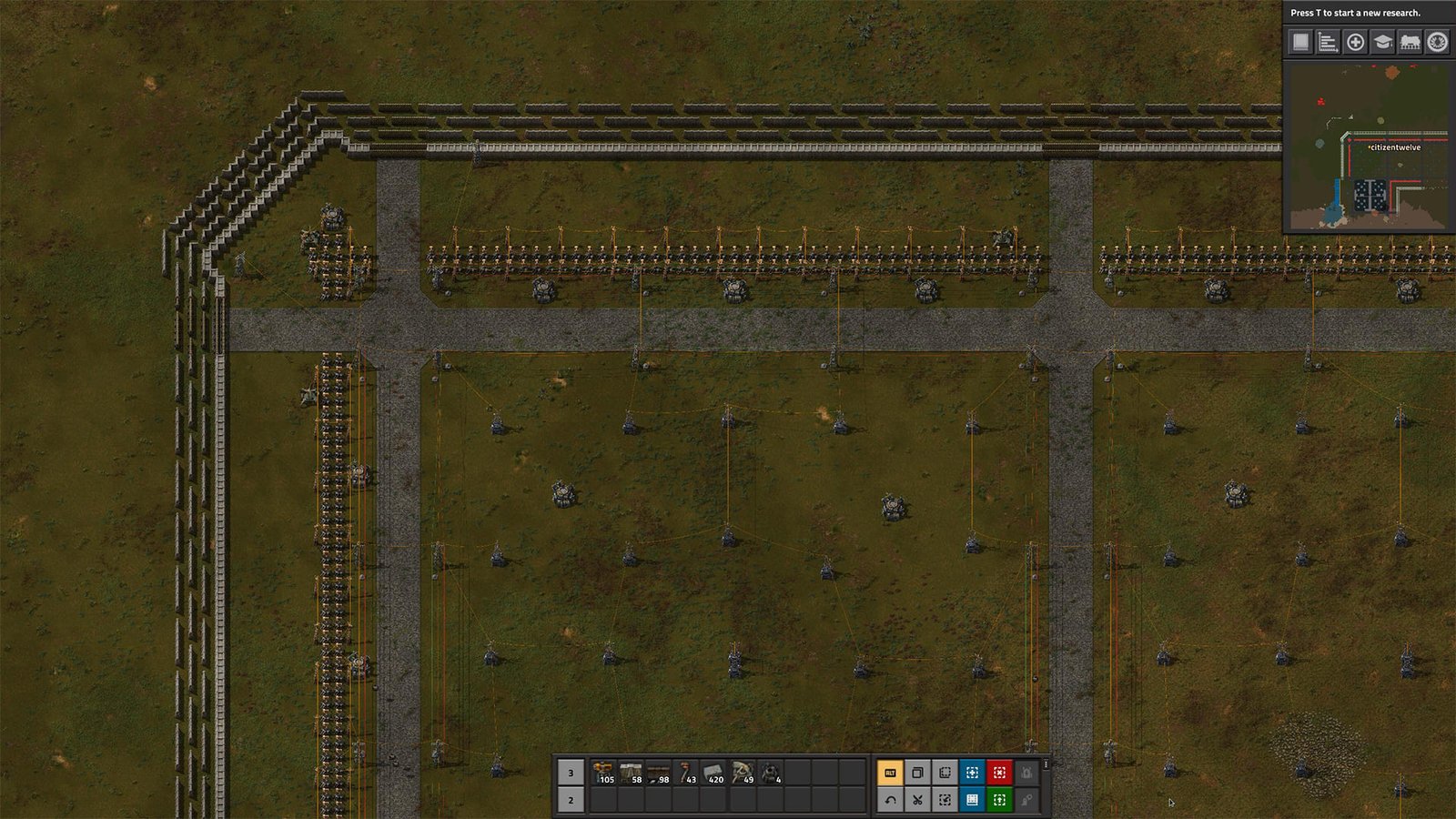 Factorio Laser Defense blueprint
