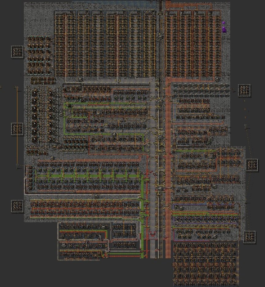 Factorio Main Bus Modular blueprint