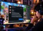 Teen gamer noticing suspicious messages and different avatars in an online game
